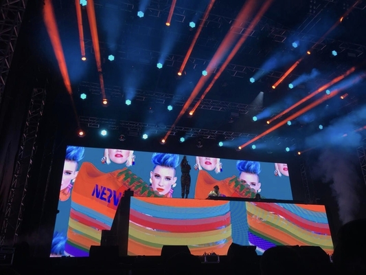 Aanpasbare aluminium-verhuur LED-displays Geen spookvertraging Geen vertraging Flexibel enkel- en dubbelkleurig scherm