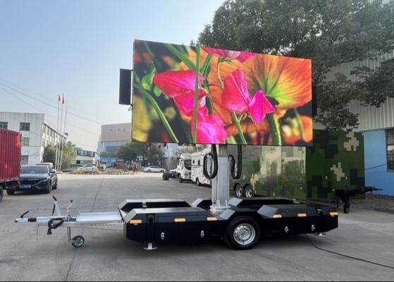 On-the-Move Advertising P3 Mobile Truck LED Display Screen met op de truck gemonteerde installatie en hoge vernieuwingsfrequentie
