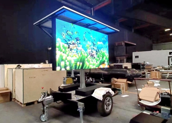 Pixel Pitch 5mm Mobile Truck LED Display Op maat gemaakt Grootte Hoog waterdicht Draagbaar Makkelijk te installeren