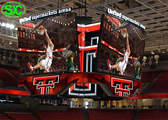 Drijflits aluminiumkasten waterdicht COB P0.9 Stadion LED-scherm Ultra HD 40*20 resolutie