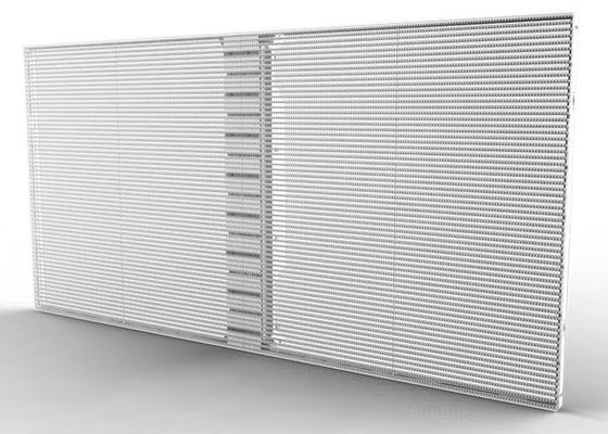 RGB 3-in-1 doorzichtig LED-gordijnscherm 5 mm pixelhoogte SMD5050 volkleurig energiezuinig