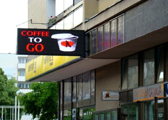 P6 High Definition 100.000 uur levensduur Outdoor Full Color Fixed LED Display
