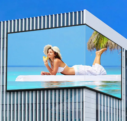 Verhuur scherm P10 Buiten waterdicht groot scherm Reclame LED scherm ijzeren kast IP65