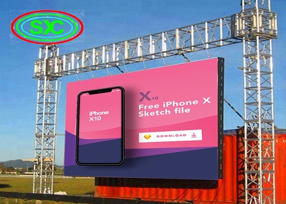 Verhuur van zachte modules Multi-screen P6 LED video display Buiten waterdicht HD hoge resolutie