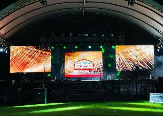 3.91mm Full Color SMD2121 Huur LED Display 500x500mm IP43 Waterdicht