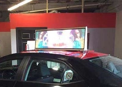 Aanpasbare P3 LED Taxi Top Screen Ads Klein, afneembare en makkelijk te installeren