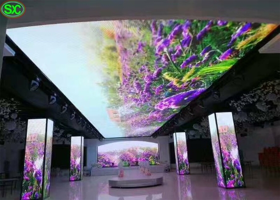 HD-verhuur van LED-draperieschermen voor binnen- en buitenruimte, flexibele LED-videowanden