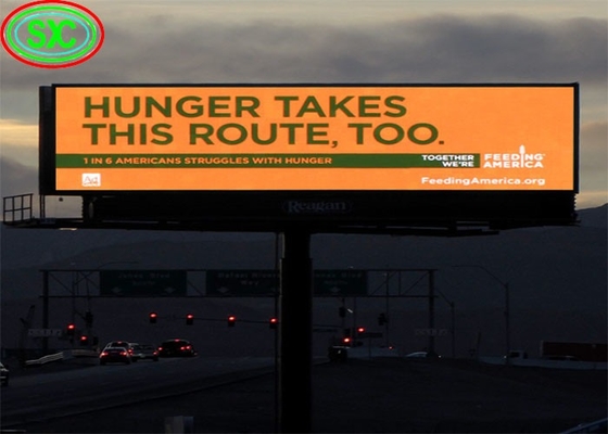 HD Verhuur Buiten Hoogwaardig LED Billboard Full Color Advertising LED Display P10