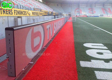 P8 Buiten het Stadion LEIDENE van de Perimetervoetbal vertoning, sportenperimeter geleide vertoning