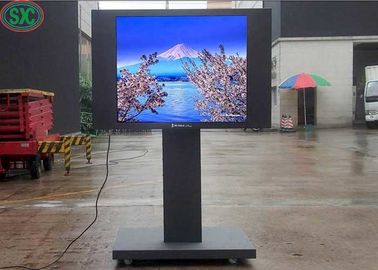 Eenvoudige pilaar Full Color LED Display P10 LED Verhuur Screen Billboard 3 jaar garantie