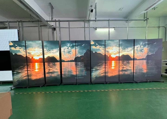 Vaste/Iron Box LED Poster Display, LED Video Display Panel Aluminium HD Stereo