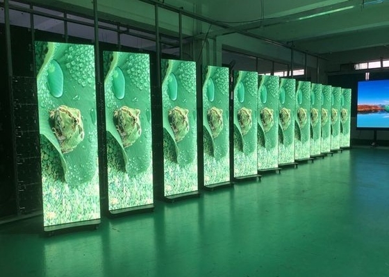 Vaste/Iron Box LED Poster Display, LED Video Display Panel Aluminium HD Stereo