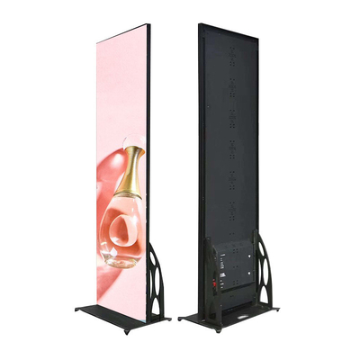 HD LED Poster Display P2.5 Volkleurig Vloer Staande Advertentie 1/16 Scanning Wall