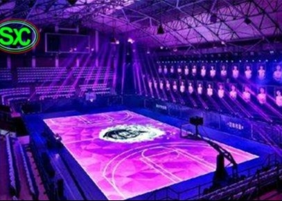 China SMD3535 Sound Active DJ Led Disco Dance Floor Warm witte straalpanelen