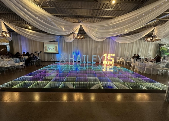IP65 P6 LED DJ Stage Dance Floor Waterdicht Power Cabinet LSN-systeem