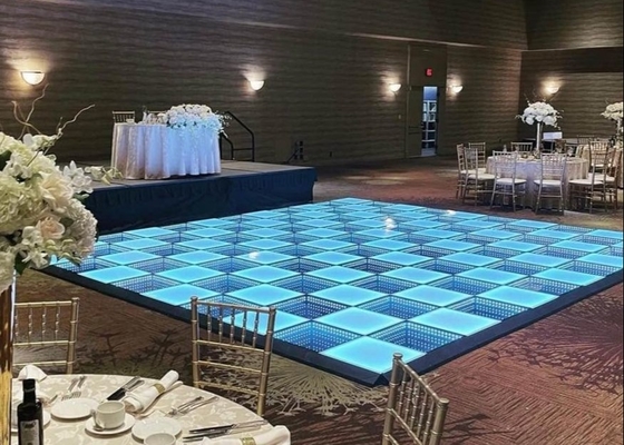 P3.91 Indoor Full Color LED Lighting Dansvloer 250*250mm LED-module 65410 punten/vierkante meter