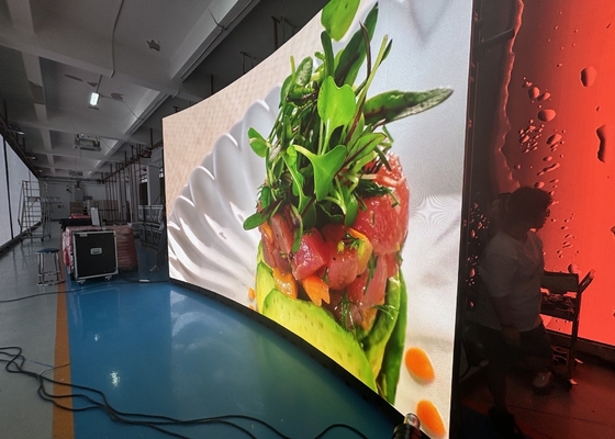 P4 RGB Indoor LED Display Board, 1/16 Scan LED Screen Video Wall IP34 HD Flexibel