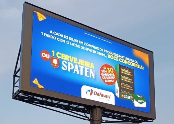 P6 Standaard 576x576 mm gietgegooid aluminiumkasten Buiten Full Color Display