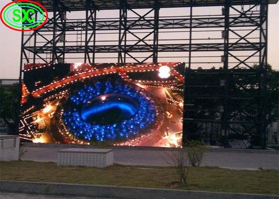 Verhuur scherm met gegoten aluminium scherm podium scherm commerciële reclame P20 groot LED-display