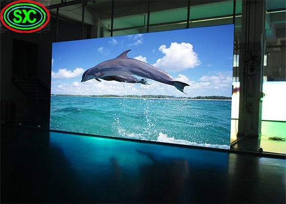 Advertentie Gegote aluminium verhuur module P6 opgehangen HD LED-display