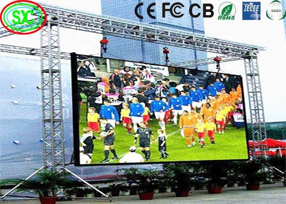 Verhuur scherm met gegoten aluminium scherm podium scherm commerciële reclame P20 groot LED-display
