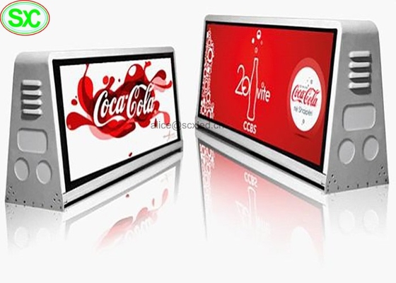 384*128 dot Screen Resolution Car LED Billboard 2.5 mm Pitch Size voor weerbestendige display