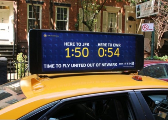 DC 5V Spanning Car LED Sign Display met asynchrone besturing en animatiefunctie