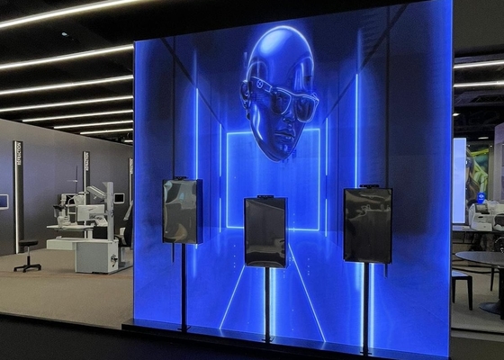 Verhuur die-cast aluminium scherm stadion led display full color nova systeem outdoor p6.67