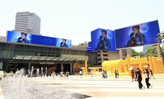 Full Color Outdoor Football Stadium Led scherm P10 Hoge helderheid HD 960*960mm Billboard