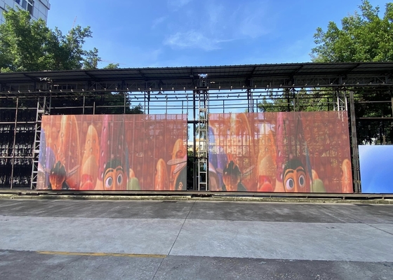 P5 Outdoor High Definition Full Color Waterproof LED Die-Casting Aluminium Screen Met Drie Jaar Garantie SMD2121