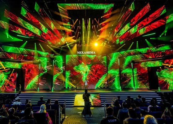 2500nits Helderheid Hoge resolutie P3 SMD Indoor RGB Full Color Led Video Display