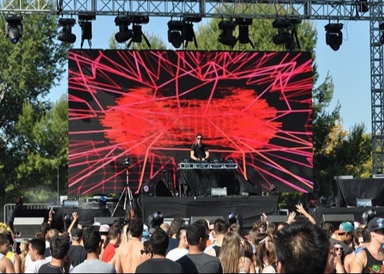 Hoge helderheid Buiten Full Color LED Display 4mm Pixel Pitch HD Waterdicht