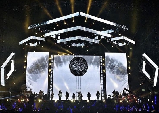 Buitengewerkte aluminium 2500nits Helderheid SMD-stage-LED-display voor ceremonies, entertainment