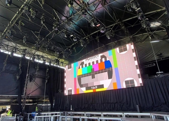 Reclame Buiten Full Color LED Display P3.91 Helderheid 6000 Nits 65410 Dots/M2