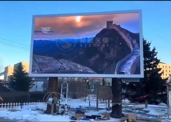 6000 Nits Outdoor Full Color LED Display P8mm HD IP65 Pixel Panel Vaste installatie