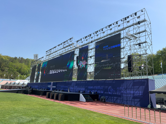 P3.91 Indoor LED Display Die-Cast Aluminium Screen Display HD Full Color Stage 500x1000 Kas