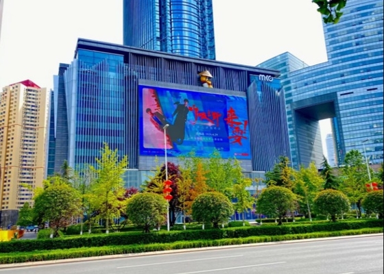 Installatie met gegoten aluminium zacht module scherm waterdicht HD aanpasbaar P20 LED-display video muur