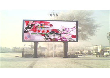 P8 Outdoor Full Color Commercial Advertising Led Display Billboard Met Kolom