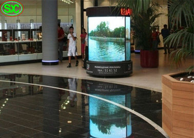 De zachte Binnen Volledige Kleur van P4 om de Reclame van LEIDENE ScreensCylindrical voor Levende Gebeurtenissen