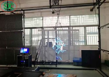 Waterdicht Full Color High Resolution Transparent LED Screen SMD1921 3 jaar garantie