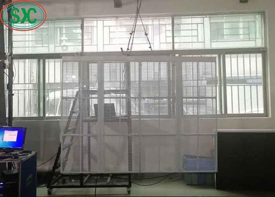 COB Waterdicht Full Color Hoge Resolutie Transparant LED Scherm SMD1921 3 Jaar Garantie