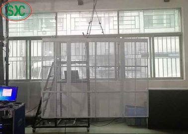 Waterdicht Full Color High Resolution Transparent LED Screen SMD1921 3 jaar garantie