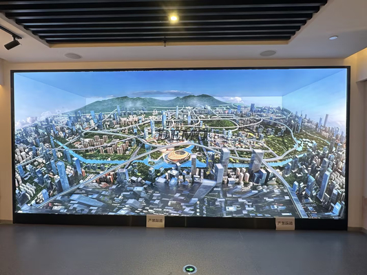 Indoor P3 Full Color LED-scherm 576x576mm Kas voor reclame, 3840hz verversingsfrequentie, 1000nit helderheid, kan gebogen doen