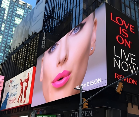 P10 Outdoor Full Color Advertising LED Billboard Novastar Control System Vaste installatie