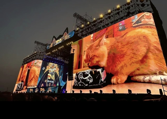 Grote locaties Wide Angle Stadium Screen LED Display P10 IP65 Waterdicht HD Iron Box