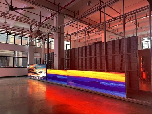 P2.5 SMD Full Color LED Curtain Wall Display, LED Stage Curtain Screen met hoge resolutie