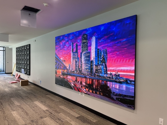 Full Color P4 LED-schermen voor reclame binnen Groot LED-videowandbord