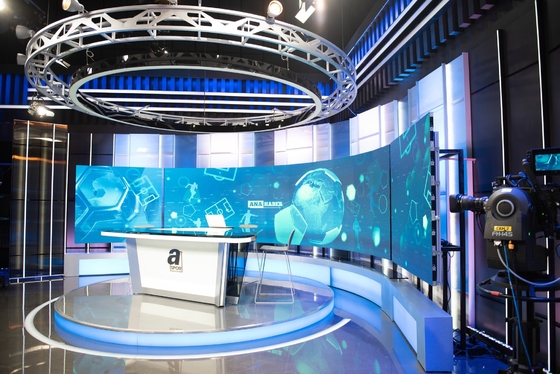 P3 Indoor LED Video Display Panel met 2500nits Helderheid En Airplug Connection Design