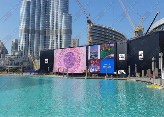 Curve Screen Die-Casting Aluminium Road Advertising Screen Waterdicht Outdoor P16 DIP LED Sign Screen