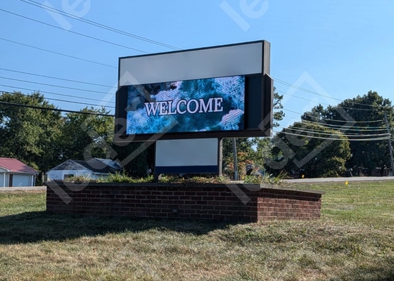 Curve Screen Die-Casting Aluminium Road Advertising Screen Waterdicht Outdoor P16 DIP LED Sign Screen